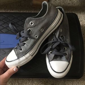 Grey converse sneakers